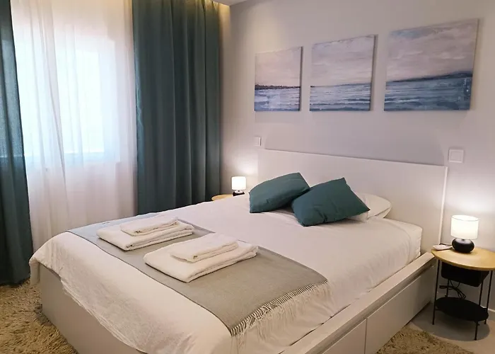 211 Moderno Com Vista A Piscina No Centro Da * 알부페이라