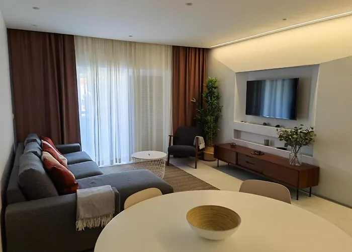 211 Moderno Com Vista A Piscina No Centro Da * 알부페이라